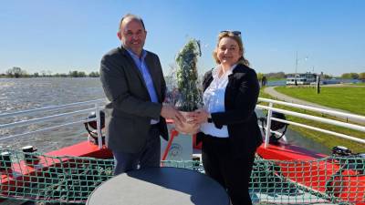 v.l. Thomas Staudt - Mdl und Tina Kaiser