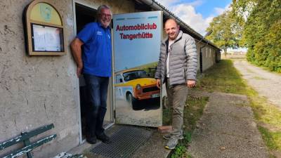 v.l. Clubvorsitzender Harmut Plath, Thomas Staudt MdL