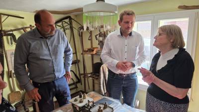 v.l. Thomas Staudt MdL, Lukas C. K�ppe OBM, Eva-Maria Herbst