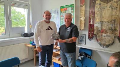 v.l. Thomas Staudt MdL, Vorsitzender Frank Weichert