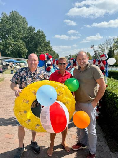 v.l. Dennis Gruber, Steffen Dongowski, Thomas Staudt MdL