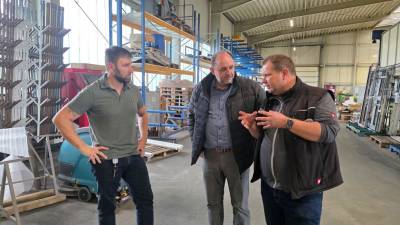 v.l. Stefan H�ttner, Thomas Staudt, Marcel Wendt