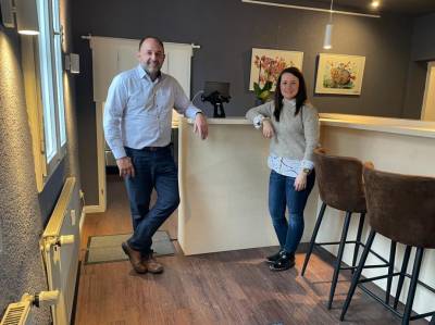 v.l. Thomas Staudt und Eileen Burkhardt - Gesch�ftsf�hrerin Sato Sushi Tangerm�nde