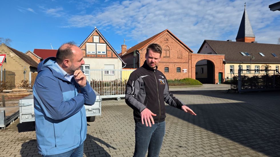 v.l. Thomas Staudt MdL, Gesch�ftsf�hrer Andreas Klaus